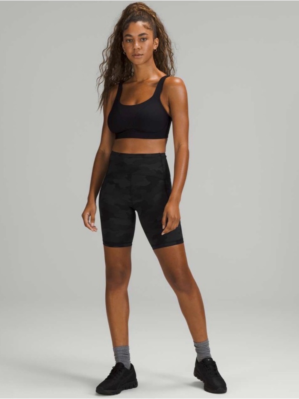 Lululemon Swift Speed High-Rise Short 8" Size 6, Heritage 365 Camo Deep Coal Mul